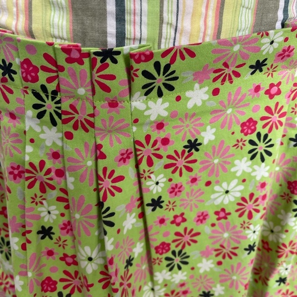 Mix Nouveau A Line Midi Fit & Flare Floral Ditsy Pleated Skirt Pockets Size Sm - Picture 10 of 12